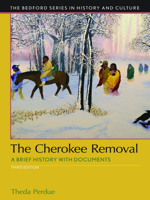 Title details for Cherokee Removal by Theda Perdue - Wait list